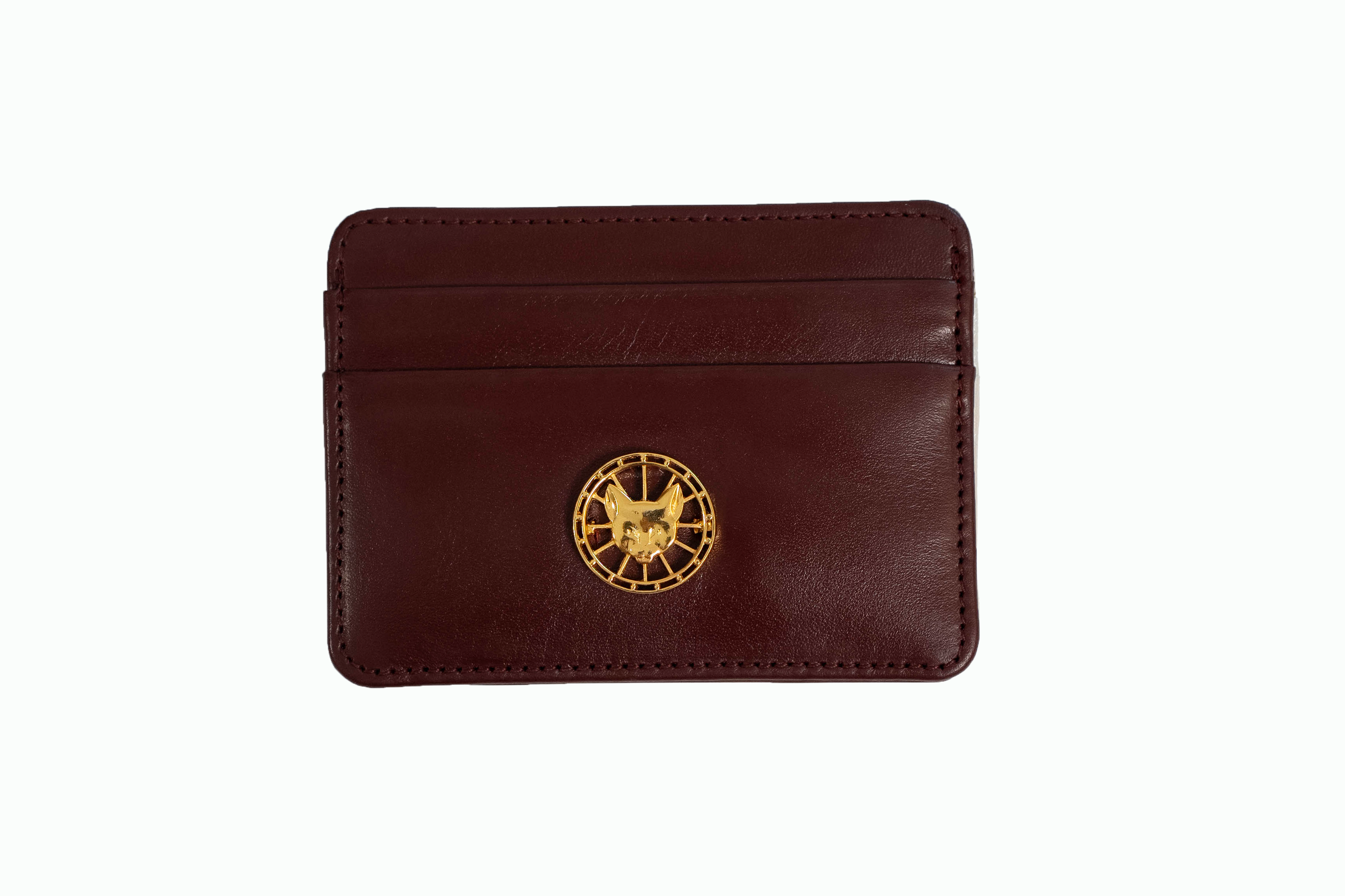 EMBOSSED CARDHOLDER / Burgundy