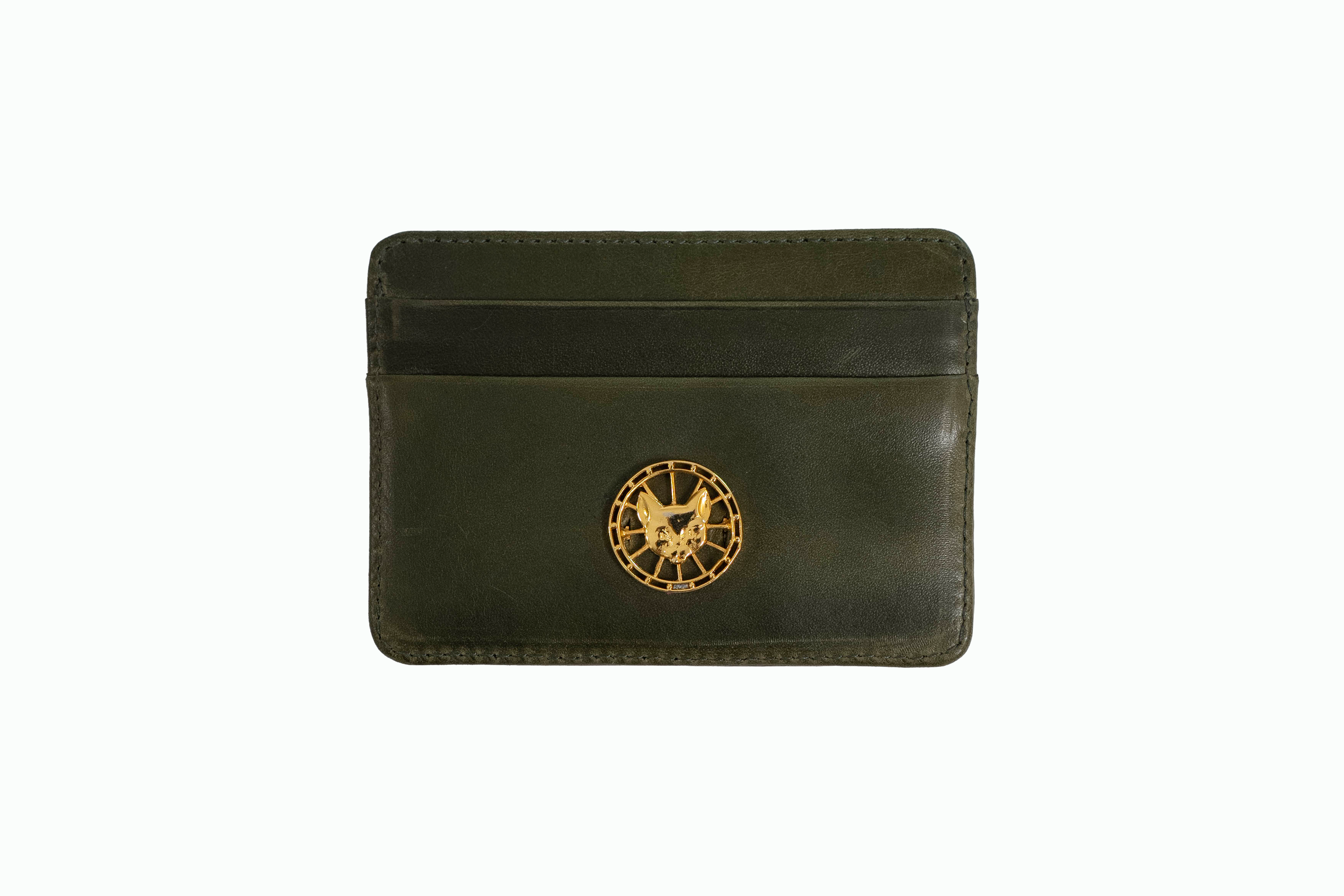 EMBOSSED CARDHOLDER / Olive